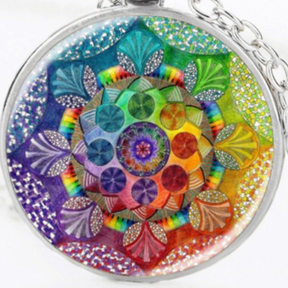 Necklace - Henna Yaga Glass Pendant